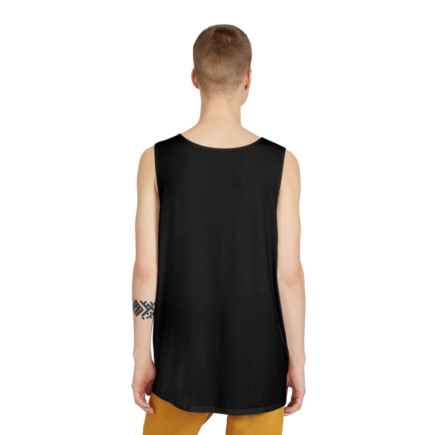 Retro Neon 'Productive' Graphic Tank Top – Men's All-Over Print