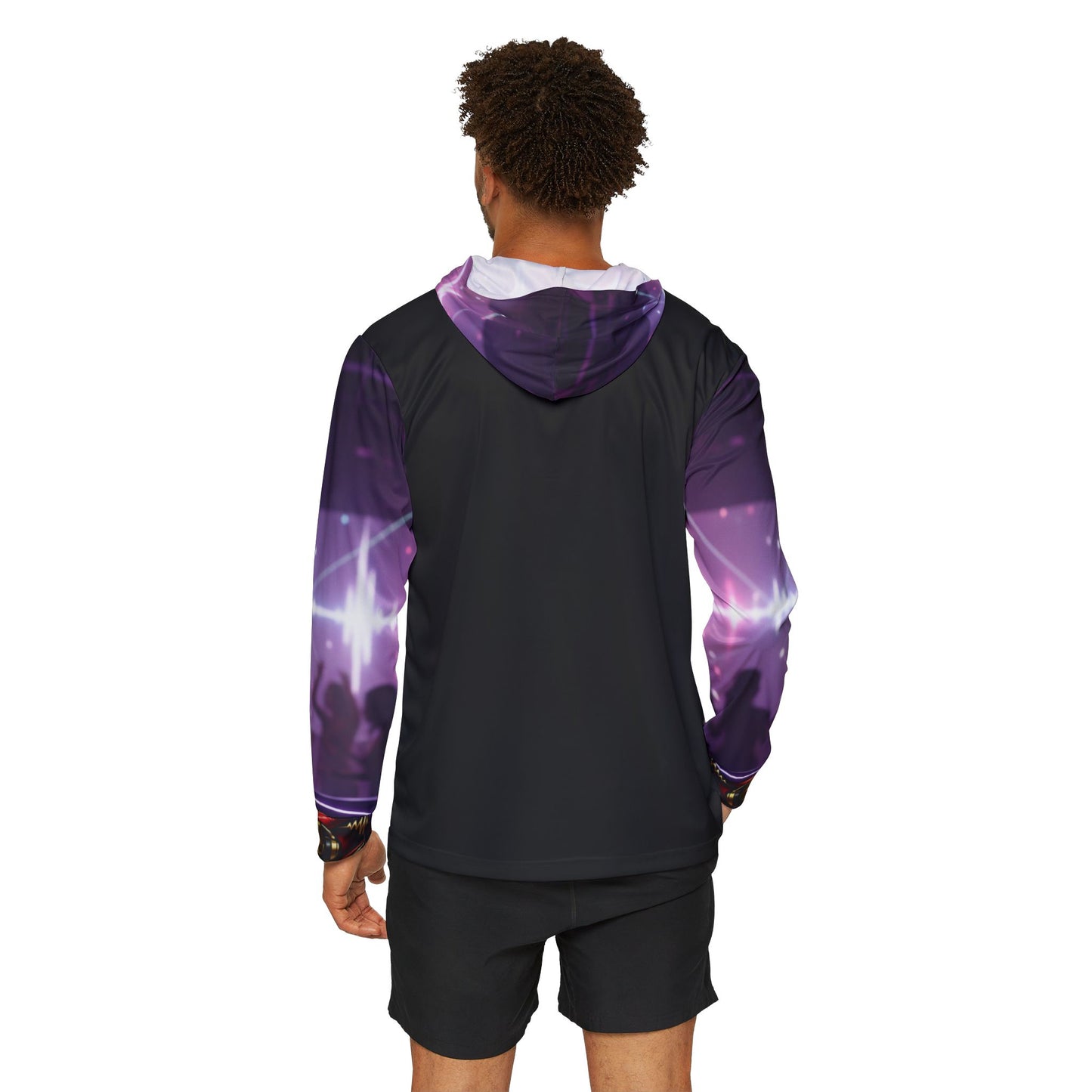 DJ Club Scene Hoodie — Neon Dance Party Warmup Pullover