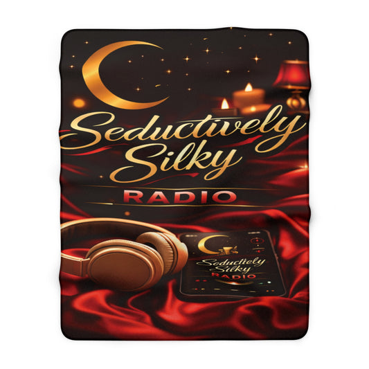 Seductively Silky Radio Sherpa Blanket — Luxe Cozy Throw for Bed & Couch