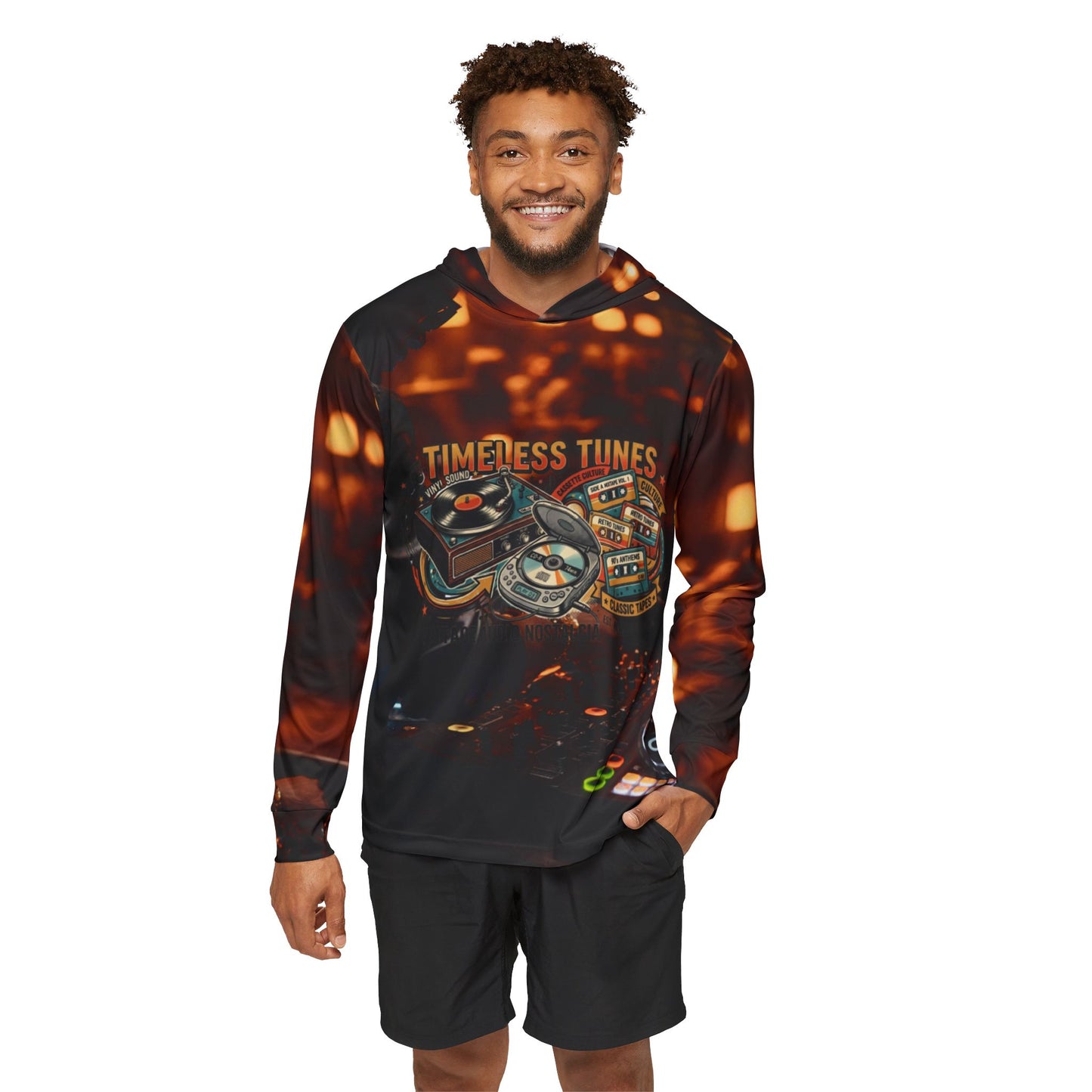 Timeless Tunes DJ Hoodie — Vintage Vinyl Music Warmup Hoodie