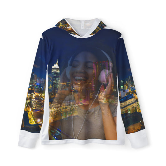 Seductive Vibes Radio Hoodie, Music Lover's Warmup Sweater, Chill Vibe Pullover, Unique Gift for Musicians, Cozy Casual Wear