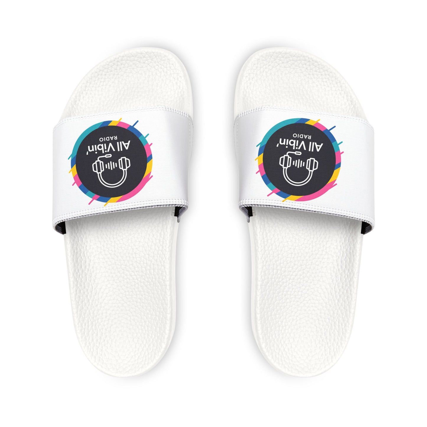 Slide Sandals — Custom Logo Removable-Strap Pool Slides